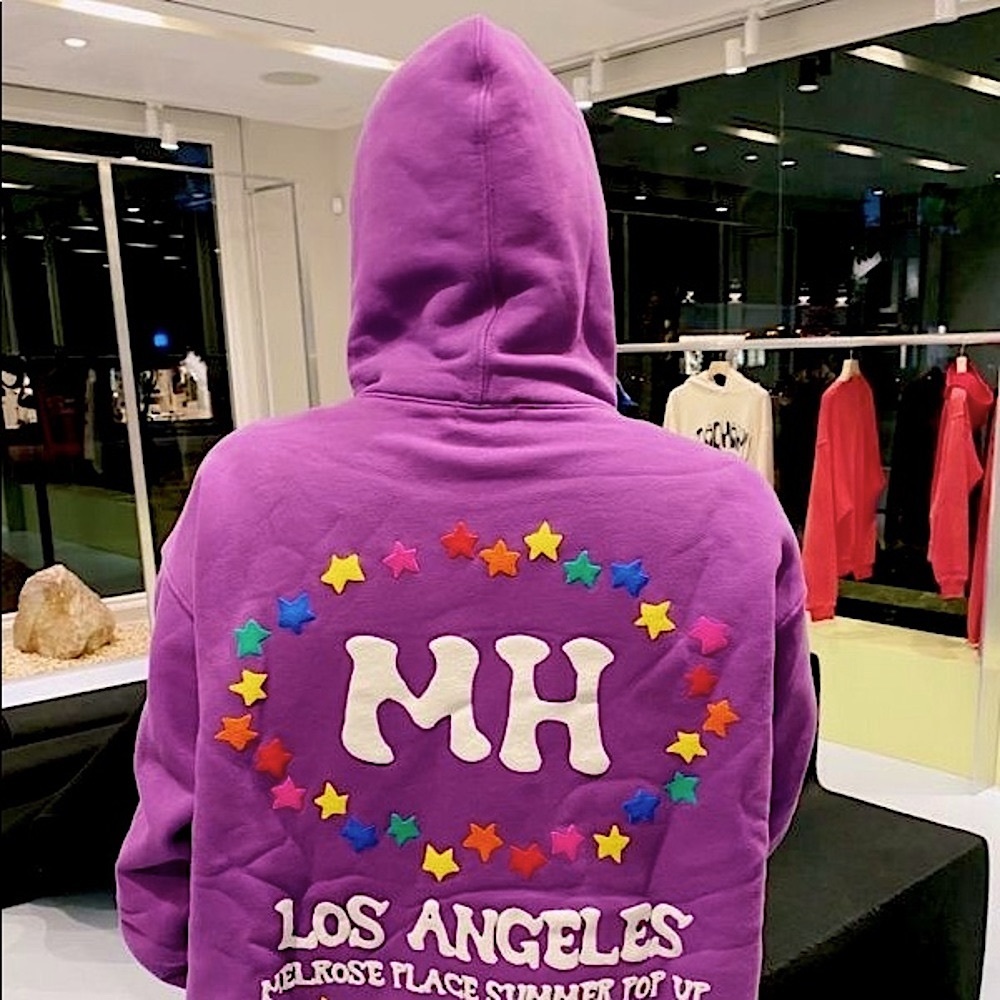 MADHAPPY MELROSE FLEECE HOODIE 🌸🌺✨💛🌈